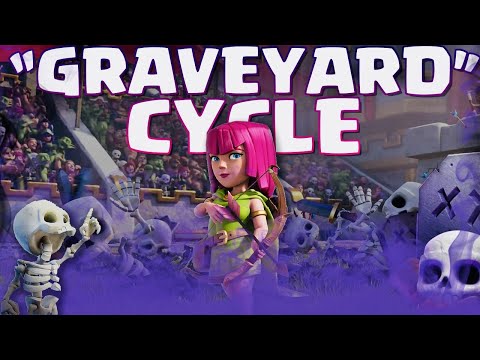 GRAVEYARD CYCLE STILL WORKS?! LIVE LADDER GAMEPLAY! 🔥 | CLASH ROYALE