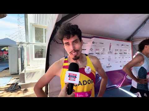 Gerson Montes de Oca conquistó el bronce en los 1.500 metros | Santa Fe 2026