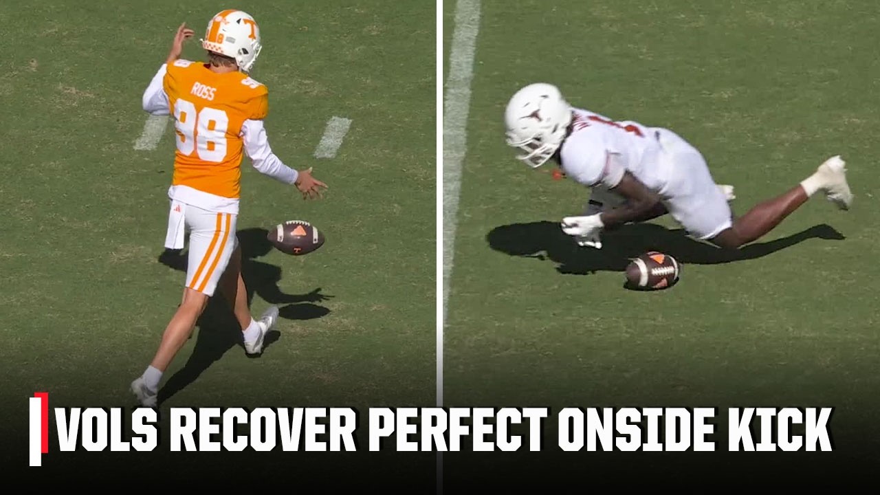 Tennessee Vols execute onside kick to PERFECTION 💯 | ESPN College Football