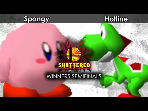Smash 64: Spongy (Kirby) V Hotline (Yoshi) - Shattered 83 Tournament SSB64