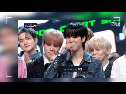 Jimin collecting his Mnet M Countdown trophy! 😍 CONGRATULATIONS JIMIN! 🎉🎊🥳We're so proud of Jimin! 👏