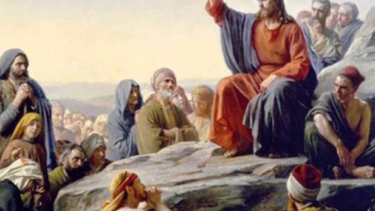 written in red / gospel song thumbnail