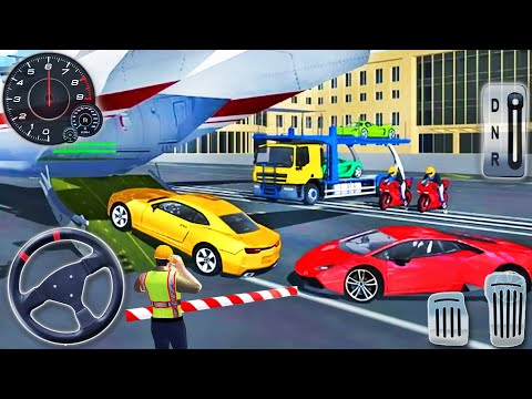 3D Cargo Airplane Car Transporter Driver - Euro Truck Driving Simulator - Android GamePlay