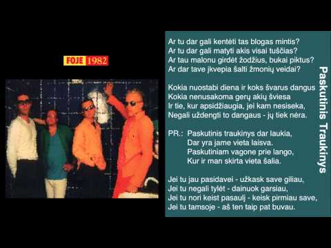 Paskutinis traukinys - Foje