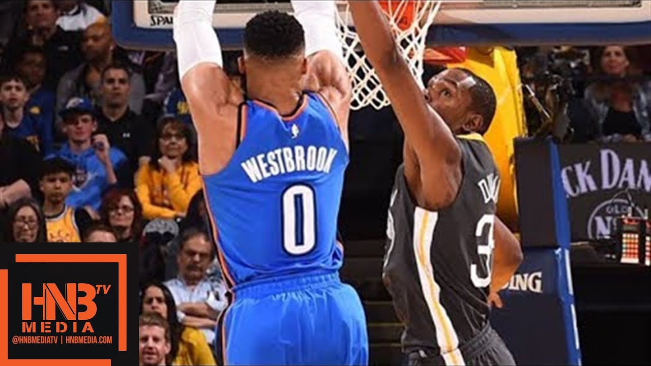 Golden State Warriors vs Oklahoma City Thunder Full Game Highlights / Feb 6 / 2017-18 NBA Season