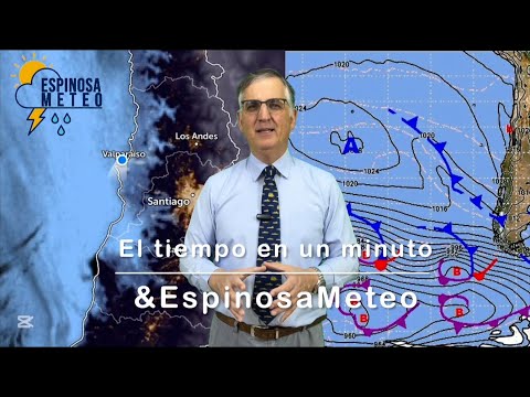 El tiempo en un minuto para la Región de Valparaíso y Santiago para hoy miércoles 27 de agosto 2025