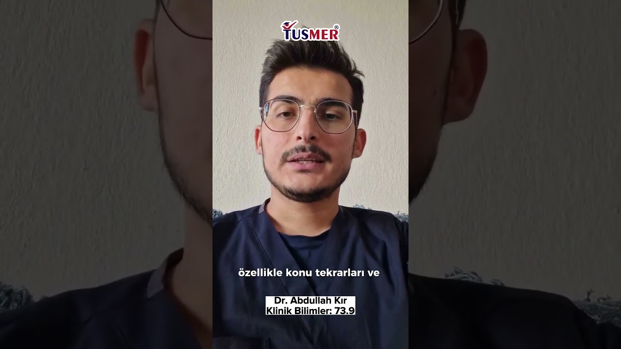 Abdullah TUS'u Bizimle Kazandı! | TUS'a hazırlanıyorsan mutlaka izle!