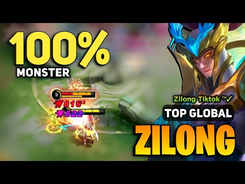 EXP MONSTER! Zilong Best Build 2023 [ Zilong Gameplay Top Global ] By Zilong Tiktok ™✓ - MLBB