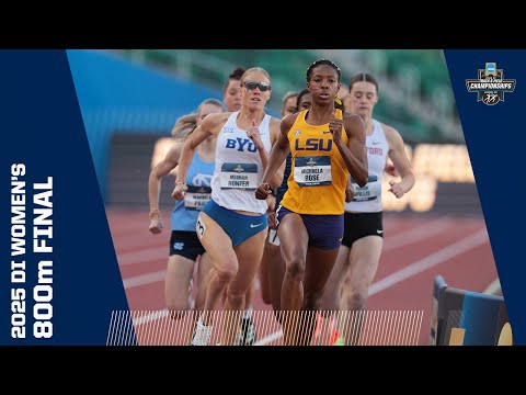 Women's 800m final - 2025 NCAA outdoor track and field championships