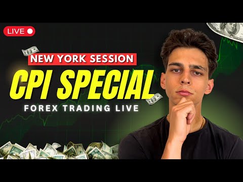 CPI LIVE Trading with TSR | Nasdaq, EURUSD, XAUUSD, GBPUSD Moves | NY Session Forex