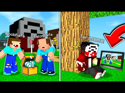 BALON KAFAYI VE NOOBu GİZLİCE İZLEDİM !! - BalonCraft #322 - Minecraft