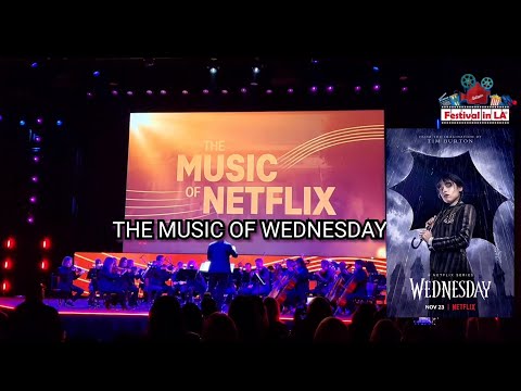 The Music of Wednesday Live Orchestra Performance. Music by Chris Bacon & Danny Elfman