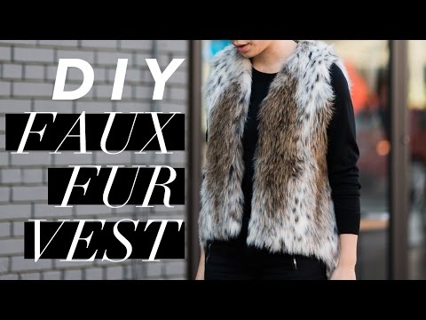 How to Make a Faux Fur Vest | WITHWENDY