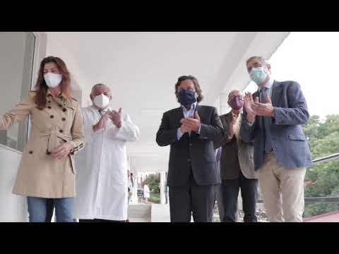 Sáenz inauguró en el hospital Oñativia una nueva ala para Enfermería y servicios generales