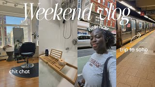 VLOG | New Hair, Soho Adventures, Chill Night Routine & Chat