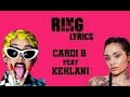 Cardi B - Ring (feat. Kehlani) (Karaoke Version) Ⓜ️
