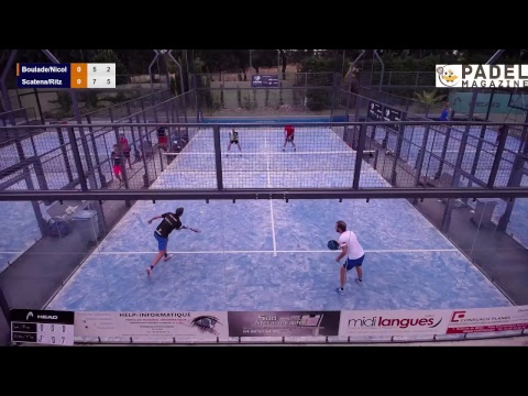 Head Padel Open - P1000 Perpignan - 1/4 Boulade/Nicol vs Scatena/Ritz