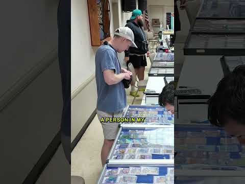 The most well spoken pokemon collector | Pokemon card vendor POV #pokemon #pokemoncard #wholesome
