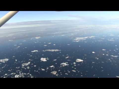Flying over the Arctic Ocean, Beaufort S