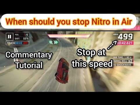 Asphalt 9 - When should you stop Nitro in the Air | Commentary Guide