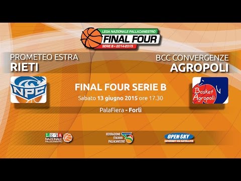 LIVE. Final Four Serie B. NPC Rieti - BCC Agropoli
