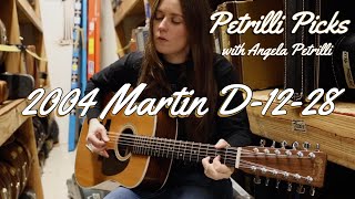 Video thumbnail for Petrilli Picks: 2004 Martin D-12-28 | Angela Petrilli by Normans Rare Guitars