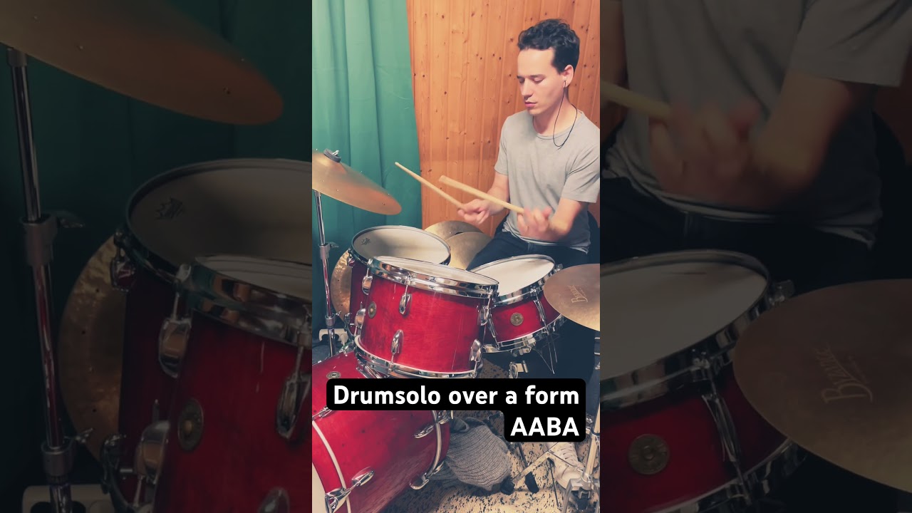 Drumsolo over a form AABA