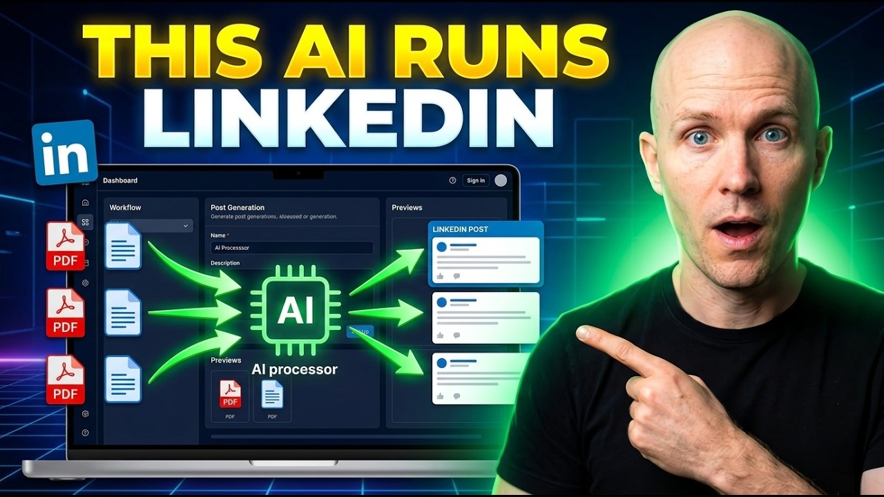 This AI Turns Long Videos Into Viral LinkedIn Posts Automatically