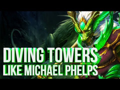 YOU CAN EASILY DIVE TOWERS WITH UPGRADED SHELL ON SET! - Smite
