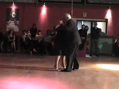  Carlos Perez  and  Rosa Forte  are  dancing  to  the  tango  "  Café Domínguez  "