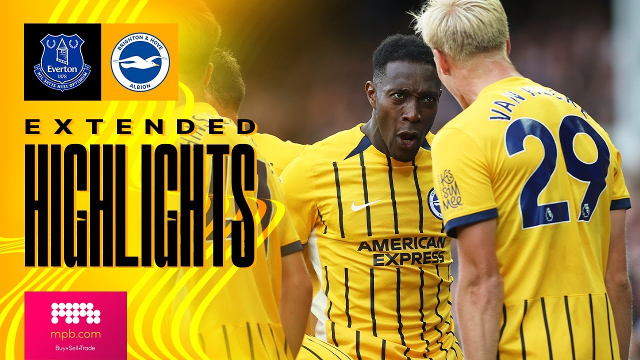 EXTENDED HIGHLIGHTS | Everton v Brighton | Premier League
