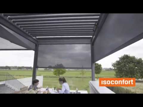 Vídeo pérgola B600 con extras – Isoconfort