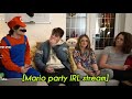 Tubbo plays Mario party IRL stream w/ bekyamon, eret, ggacho!