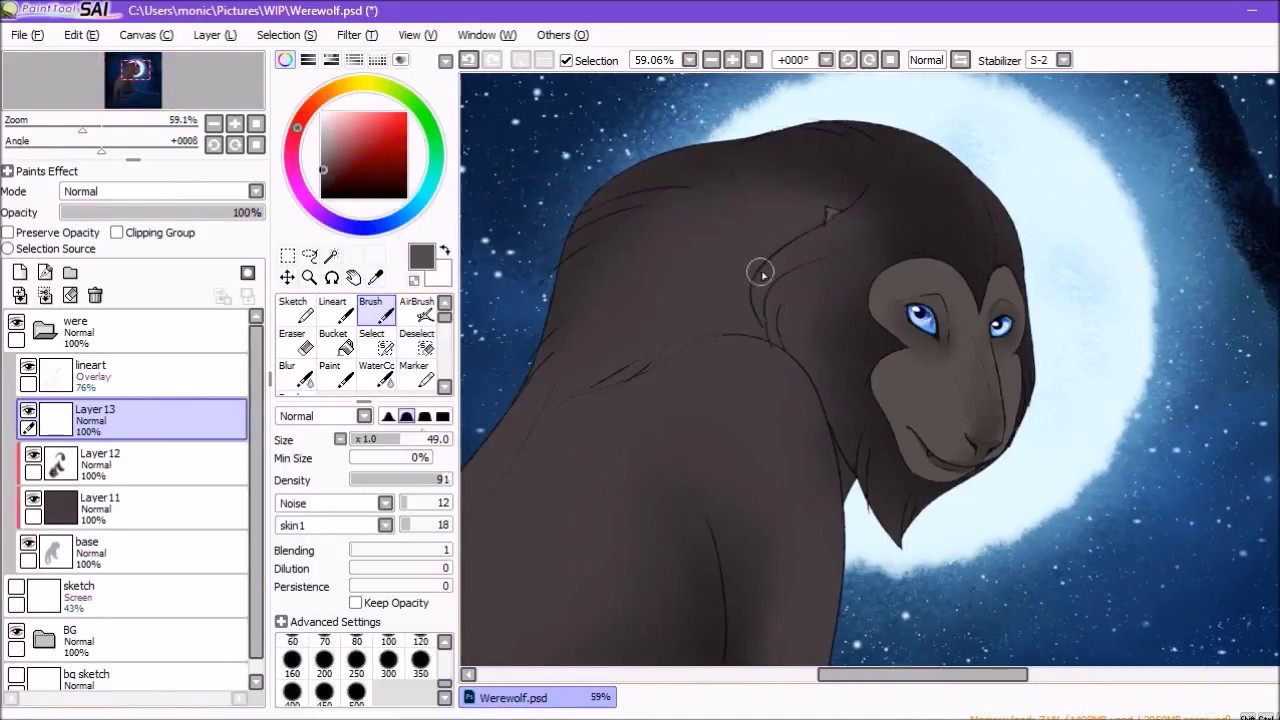 Speedpaint || Werewolf