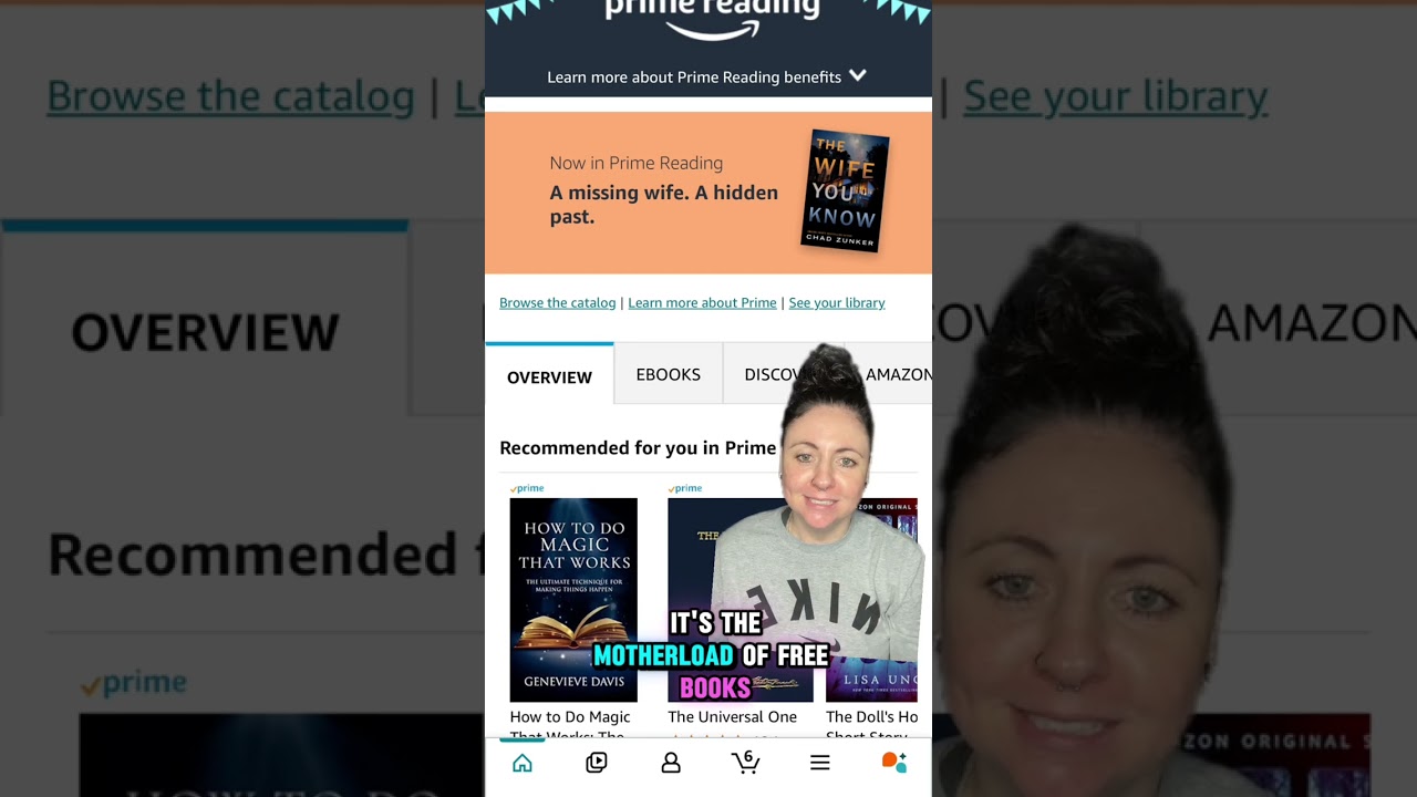 FREE audio and ebooks for prime members