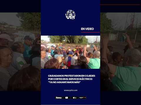 Ciudadanos protestaron en Cojedes por cortes en el servicio eléctrico