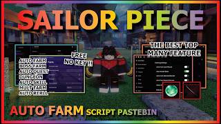 Download lagu SAILOR PIECE Script Pastebin 2026 AUTO FARM, AUTO DUNGEON, QUEST, AUTO BOSS, KILL AURA (NO KEY) 🗡️🔥 mp3