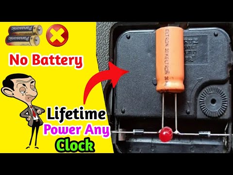 Lifetime Run Any Clock without any Battery 🔋