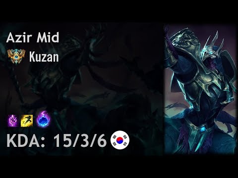 Azir Mid vs Viktor - Kuzan vs Dove - KR Challenger Patch 8.4