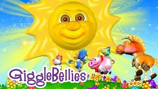 Mr. Sun, Sun, Mister Golden Sun | Nursery Rhymes | GiggleBellies