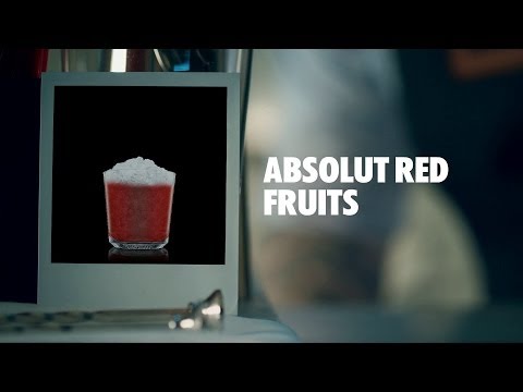 ABSOLUT RED FRUITS DRINK RECIPE - HOW TO MIX