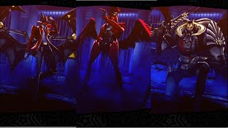 Fearless Arsène, Satanael & Raoul Poses Before Fusion/Gallow