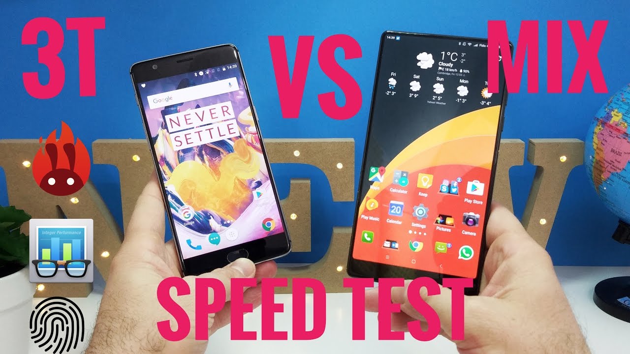 OnePlus 3T VS Xiaomi Mi MIX - SPEED TEST - Snapdragon 821, 6GB RAM