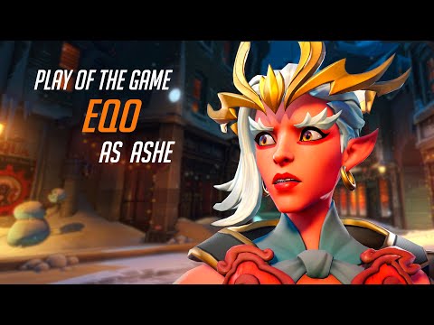 WHAT PRO ASHE LOOKS LIKE - EQO! POTG! [ OVERWATCH 2 SEASON 5 TOP 500 ]