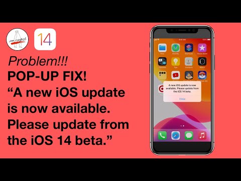 iOS 14.2 Beta 4 POP-UP PROBLEM + FIX! new iOS update is now available  Please update from the iOS 14