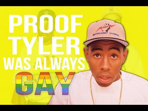 PROOF that Tyler The Creator was Always GAY and tiptoeing OUT OF THE CLOSET