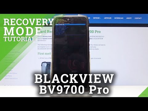 Android System Recovery in Blackview BV9700 Pro - Boot into Recovery Mode