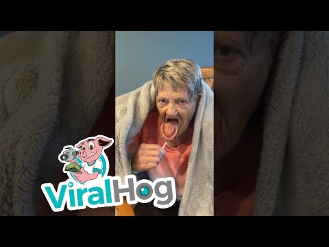 Candy Takes Out Grandma's Teeth || ViralHog