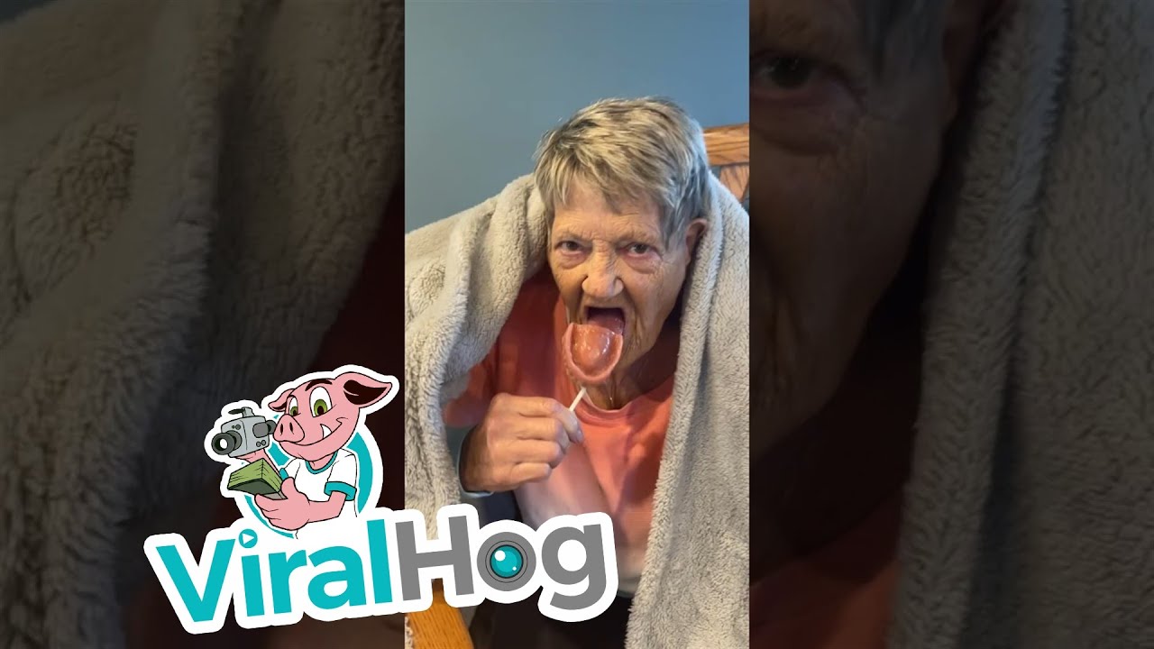 Candy Takes Out Grandma's Teeth || ViralHog