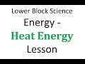 Lower Block Science Energy Heat Lesson